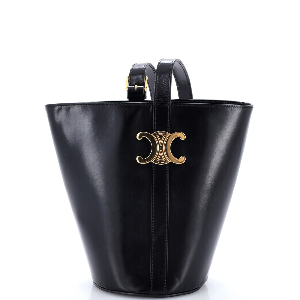 Celine Triomphe Bucket Bag Shiny Calfskin - Picture 1 of 5